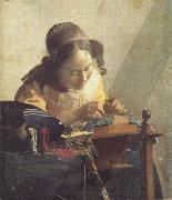 Jan Vermeer De kantwerkster (mk30) oil painting